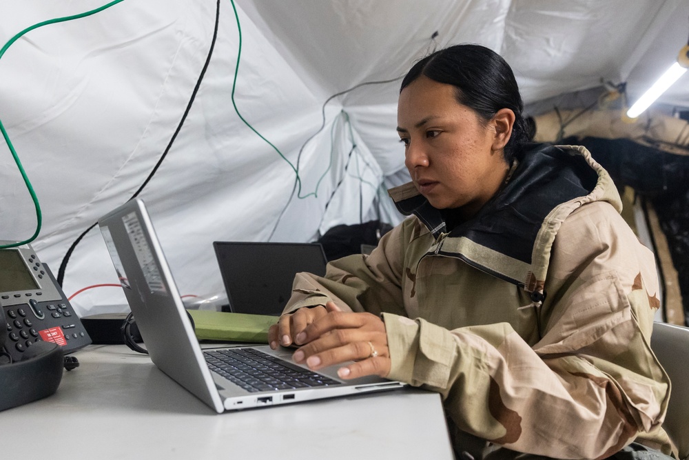 QUART 25.2: Marines and Sailors with the 11th MEU conduct a CBRN defense drill