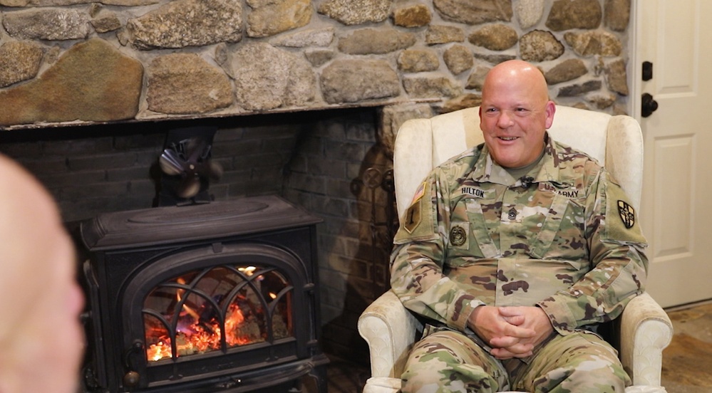 ‘We can’t protect if we don’t connect:’ Command Sgt. Maj. Hilton shares his past suicidal ideations