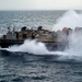 Landing craft, air cushion, operations aboard USS Somerset (LPD 25) during QUART 25.2