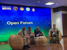 Participants at the 1st Multilateral Medical Research and Collaboration Summit engage in an open forum discussion.