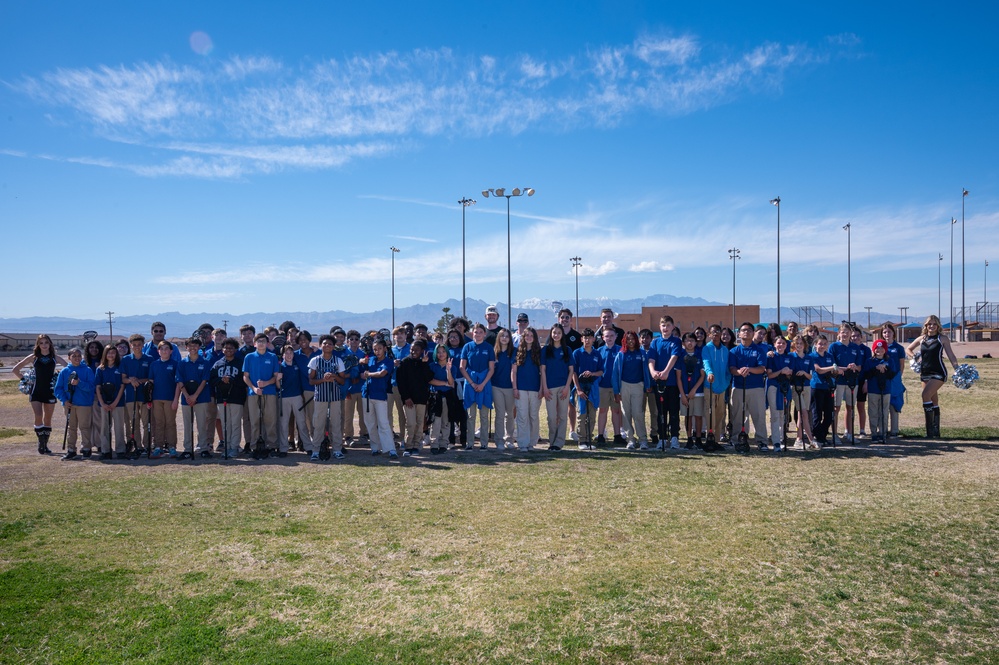 Las Vegas Desert Dogs visit Nellis AFB