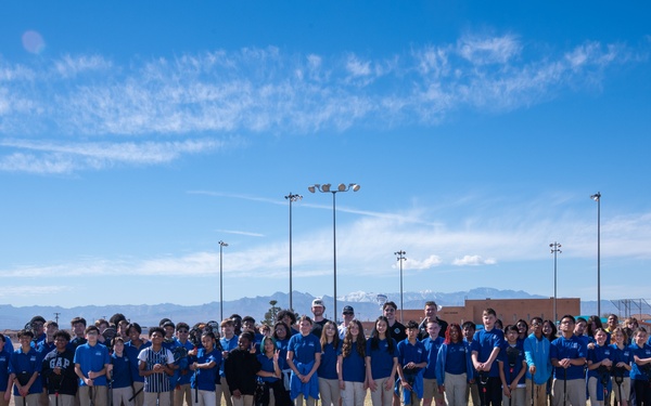 Las Vegas Desert Dogs visit Nellis AFB