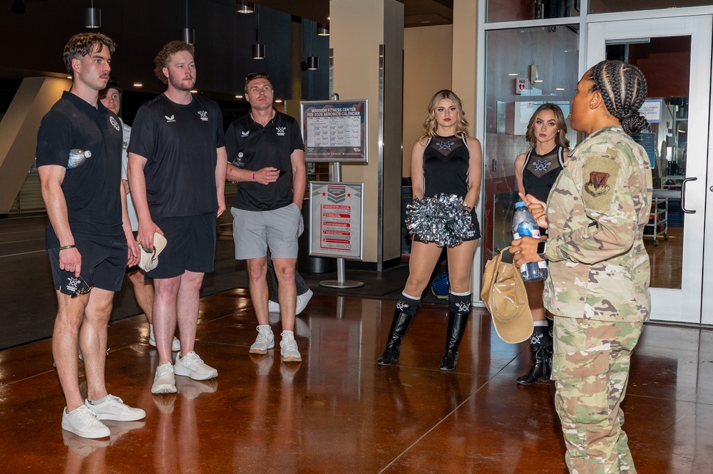 Las Vegas Desert Dogs visit Nellis AFB