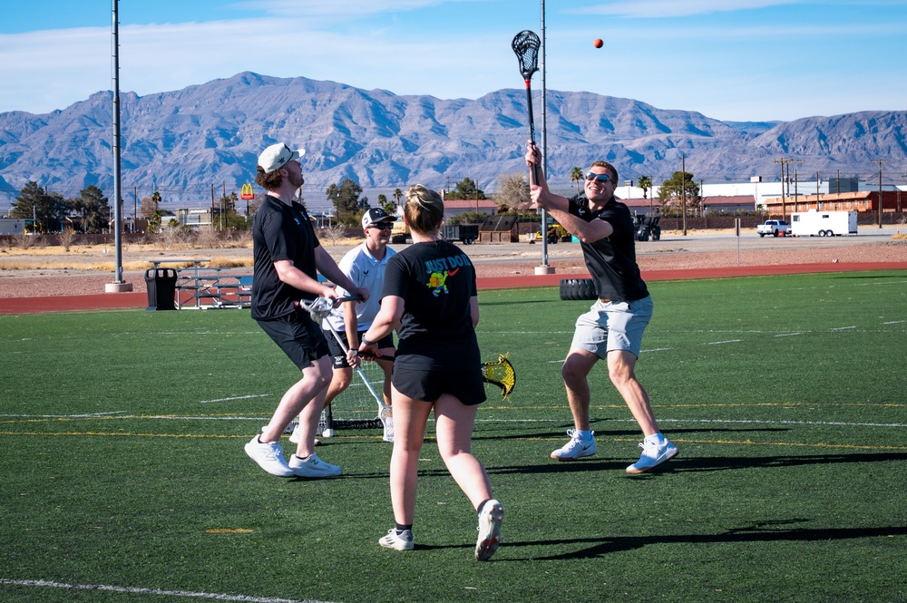Las Vegas Desert Dogs visit Nellis AFB