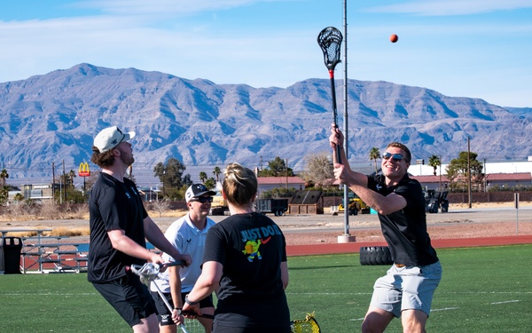 Las Vegas Desert Dogs visit Nellis AFB