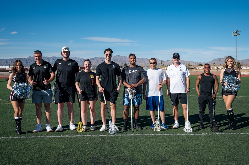 Las Vegas Desert Dogs visit Nellis AFB