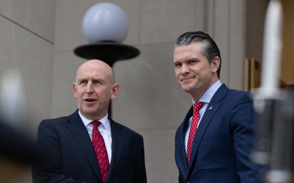 SD Hegseth Hosts Bilateral Exchange with UK Secretary of State for Defense