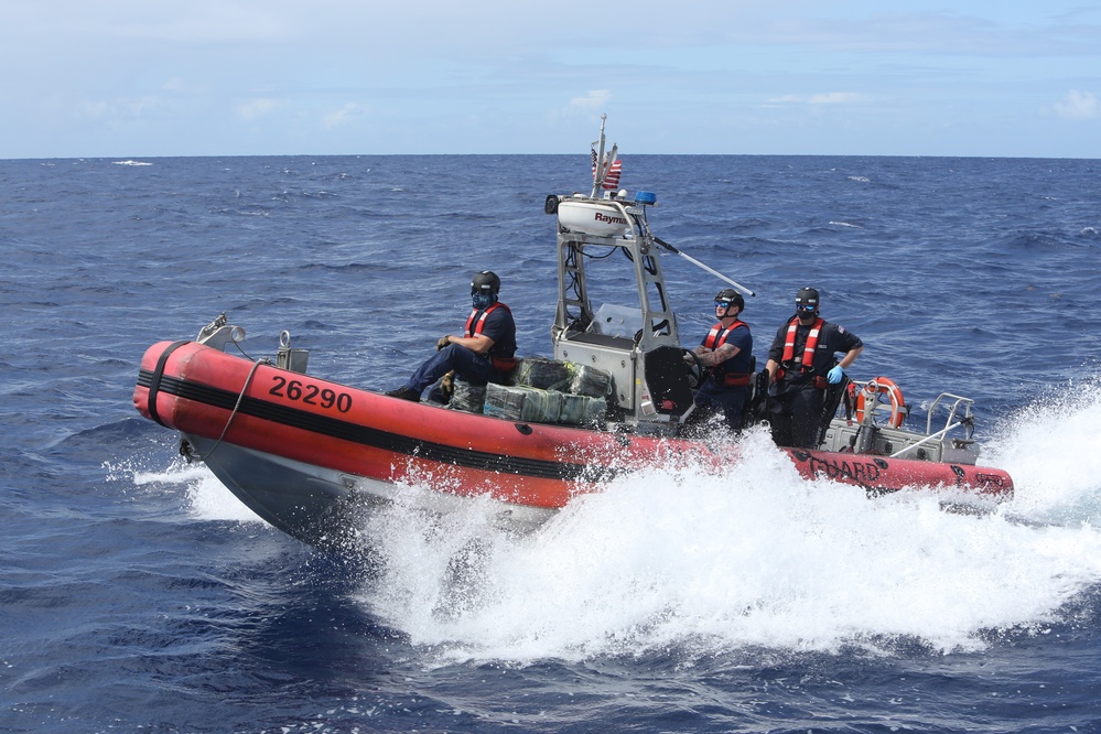 Coast Guard offloads over $141 million in illicit drugs interdicted in Caribbean Sea