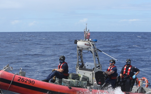 Coast Guard offloads over $141 million in illicit drugs interdicted in Caribbean Sea