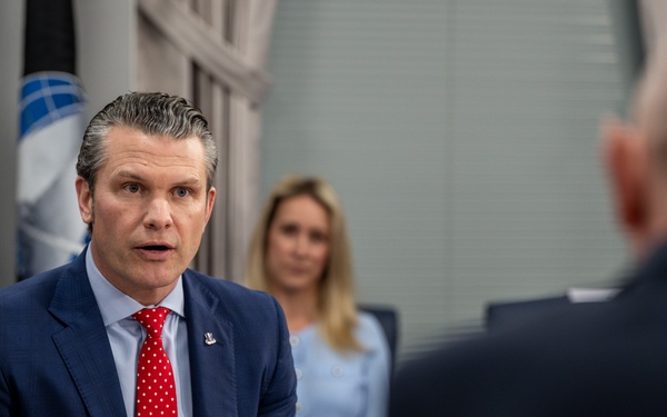 SD Hegseth Hosts Bilateral Exchange with UK Secretary of State for Defense