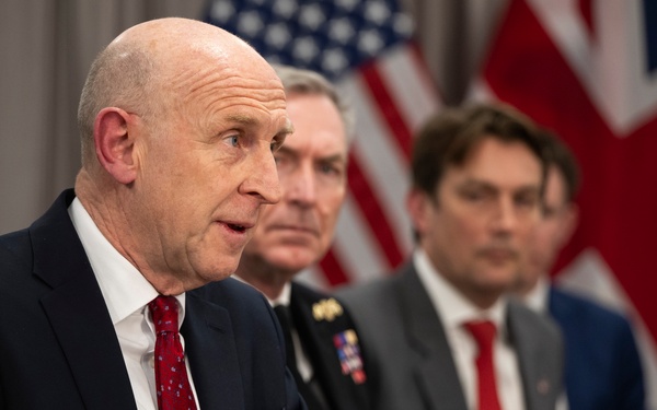 SD Hegseth Hosts Bilateral Exchange with UK Secretary of State for Defense