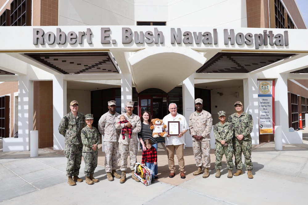 California Assemblyman honors first baby of 2025 at Naval Hospital Twentynine Palms