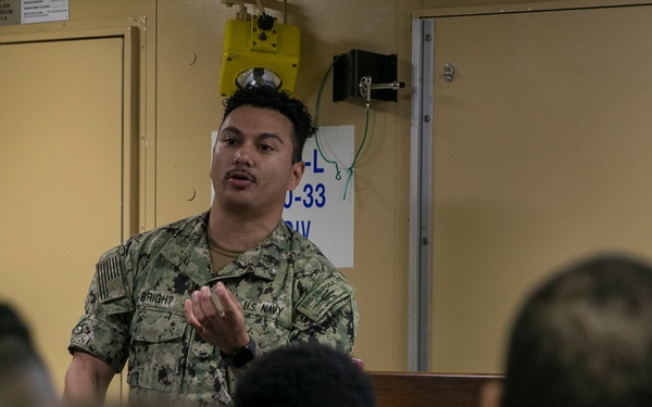 Tripoli Conducts a Suicide Awareness Training