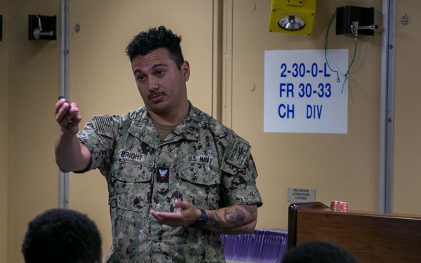 Tripoli Conducts a Suicide Awareness Training