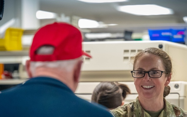 20TH Air Force Command Visits the 90th Missile Wing.