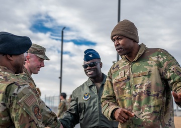 20TH Air Force Command Visits the 90th Missile Wing.