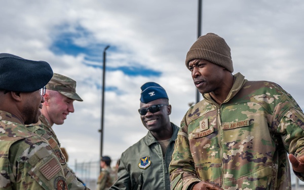 20TH Air Force Command Visits the 90th Missile Wing.