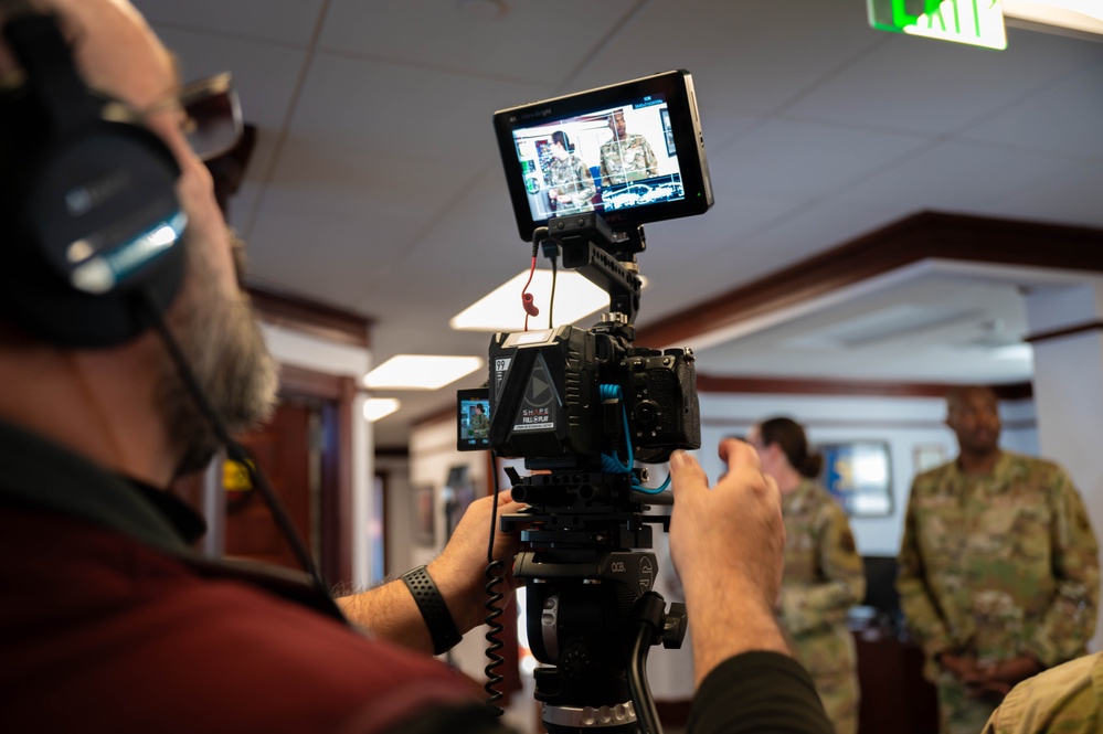 20TH Air Force Command Visits the 90th Missile Wing.