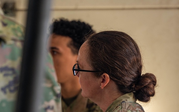 20TH Air Force Command Visits the 90th Missile Wing.