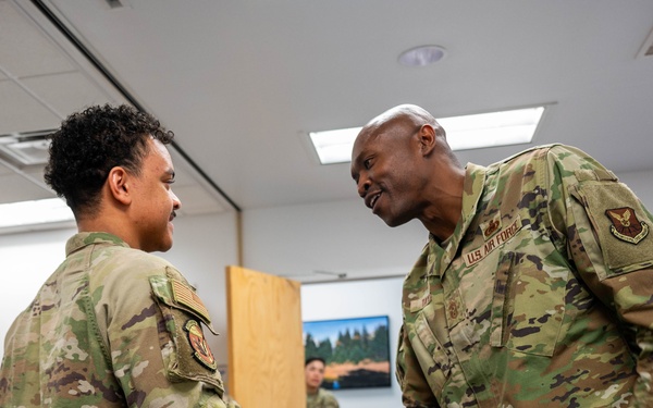 20TH Air Force Command Visits the 90th Missile Wing.