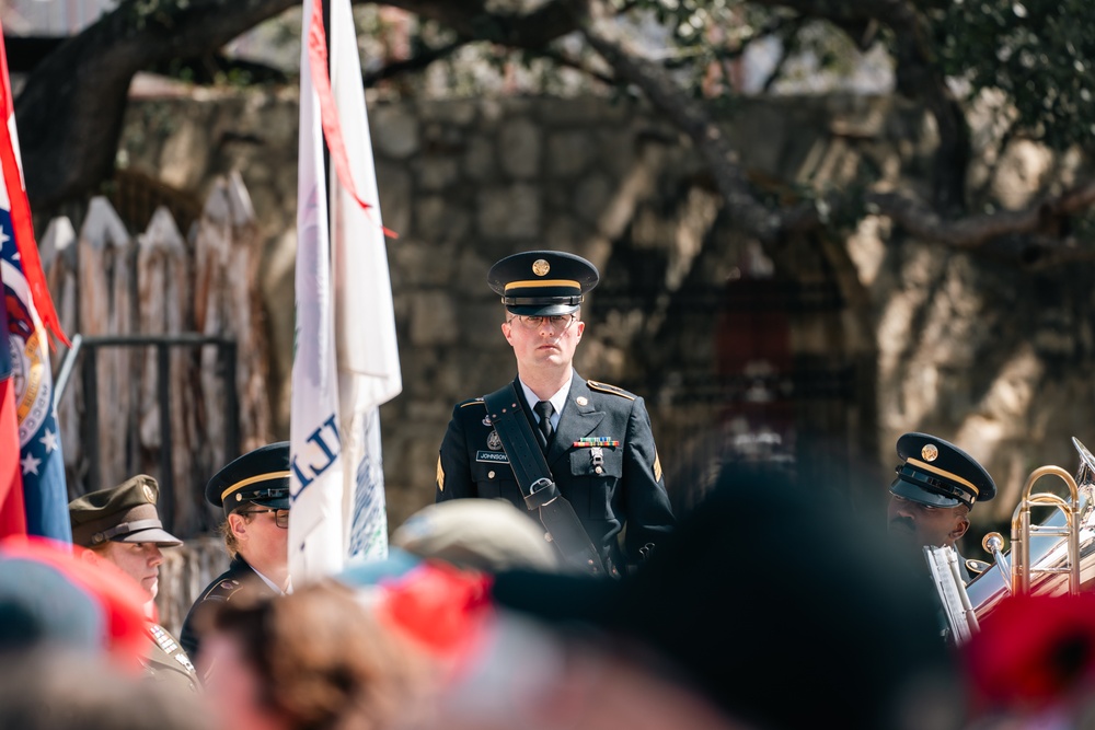 Daughters of the Republic of Texas host their annual memorial service at The Alamo