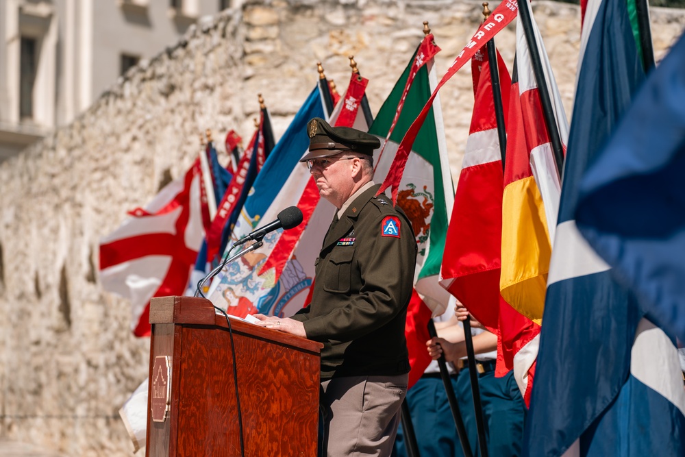 Daughters of the Republic of Texas host their annual memorial service at The Alamo