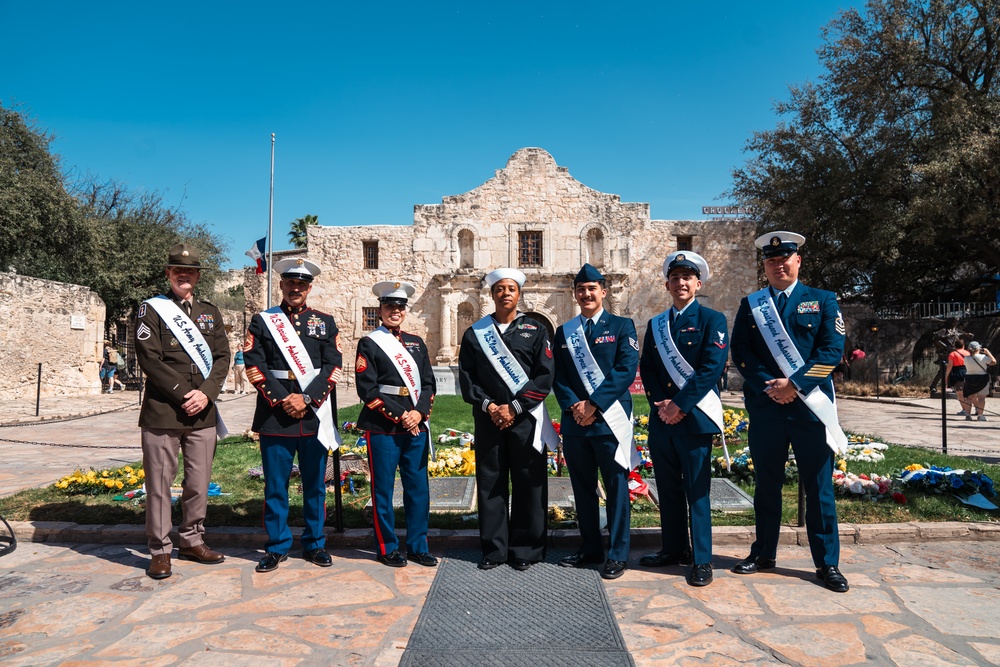 Daughters of the Republic of Texas host their annual memorial service at The Alamo