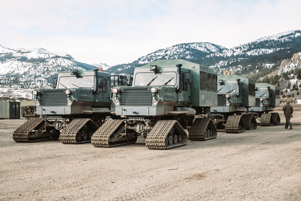 Marines with CLB-6 Transport Cargo During MTX 2-25