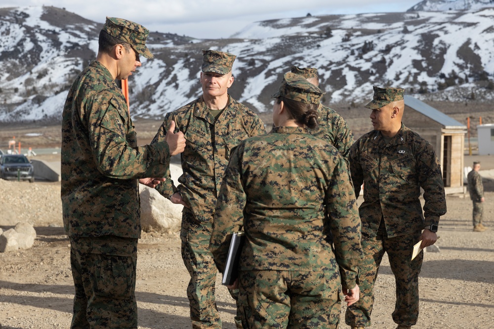 Brig. Gen. Mark Clingan Visits MTX 2-25  and CLB-6 Conducts Medical Training