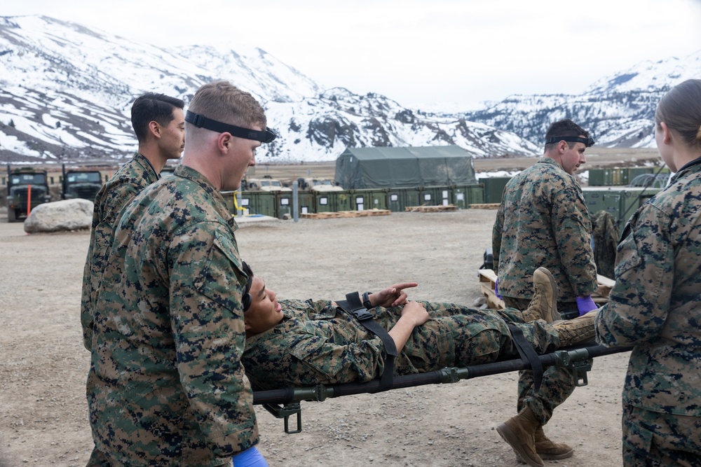 Brig. Gen. Mark Clingan Visits MTX 2-25  and CLB-6 Conducts Medical Training