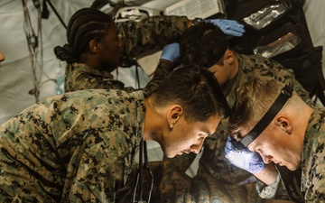 Brig. Gen. Mark Clingan Visits MTX 2-25  and CLB-6 Conducts Medical Training