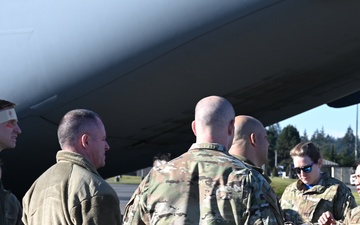 446th Aeromedical Evacuation Squadron perform mass casualty exercise