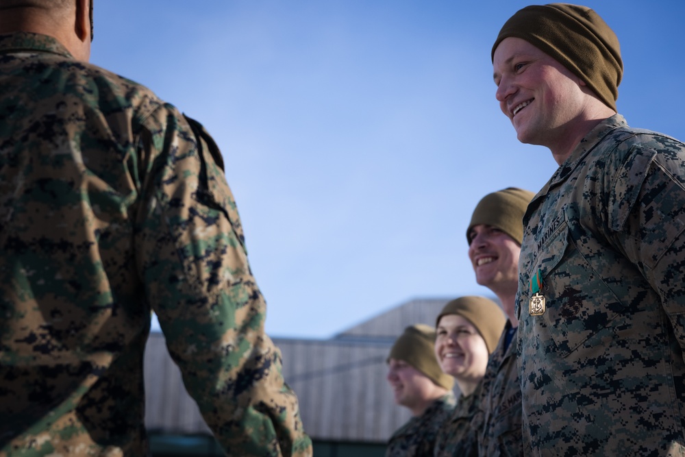 Exercise Joint Viking 25: II MEF and 2d MARDIV Leadership Visits Marines and Sailors Participating in Exercise JV25