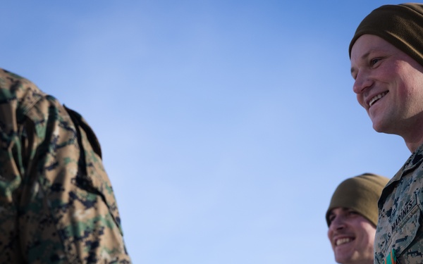 Exercise Joint Viking 25: II MEF and 2d MARDIV Leadership Visits Marines and Sailors Participating in Exercise JV25