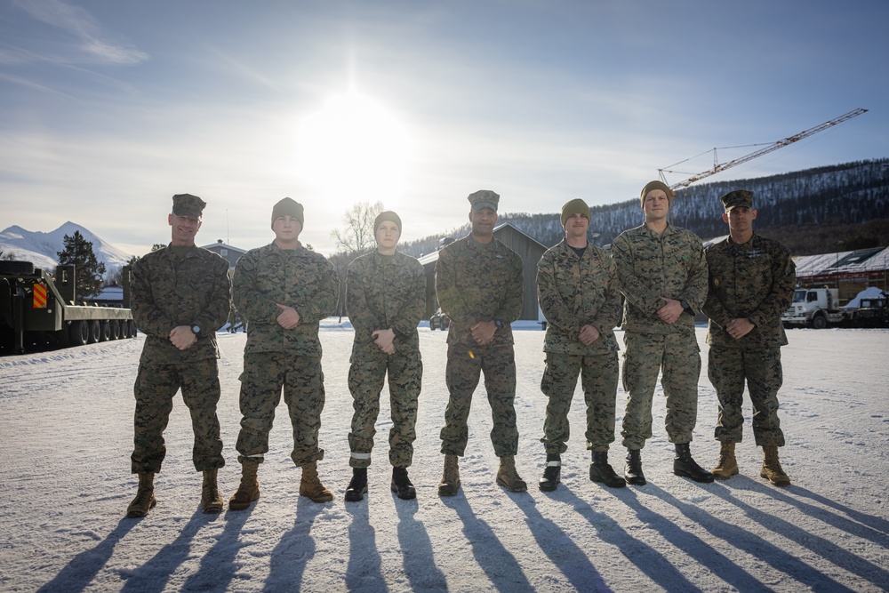 Exercise Joint Viking 25: II MEF and 2d MARDIV Leadership Visits Marines and Sailors Participating in Exercise JV25