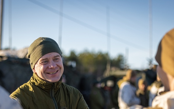 Exercise Joint Viking 25: II MEF and 2d MARDIV Leadership Visits Marines and Sailors Participating in Exercise JV25