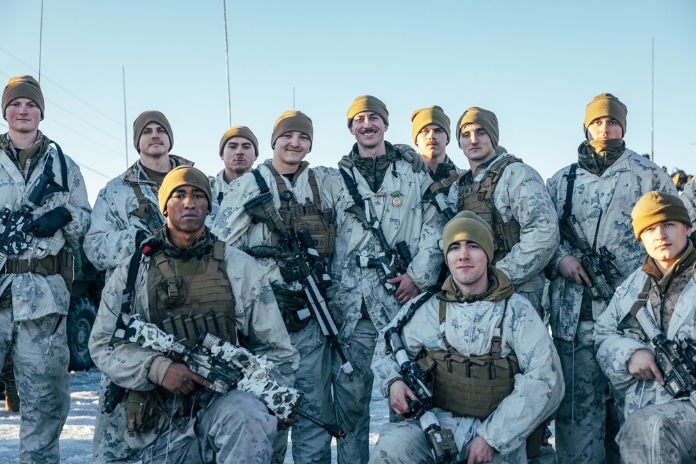 Exercise Joint Viking 25: II MEF and 2d MARDIV Leadership Visit Marines and Sailors Participating in Exercise JV25