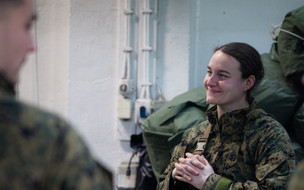 Exercise Joint Viking 25: II MEF and 2d MARDIV Leadership Visit Marines and Sailors participating in Exercise JV25