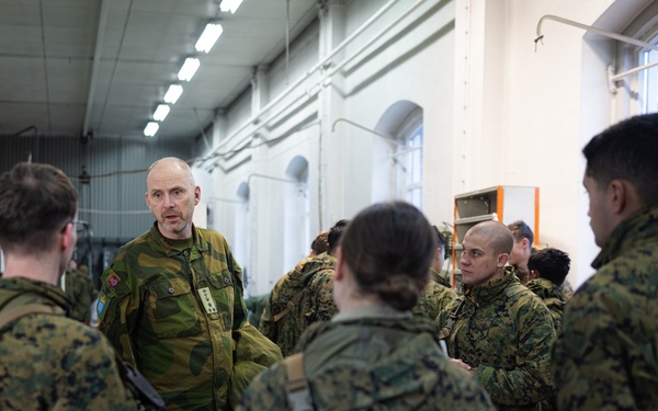 Exercise Joint Viking 25: II MEF and 2d MARDIV Leadership Visit Marines and Sailors Participating in Exercise JV25