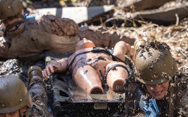 Field Medical Training Battalion – East conducts casualty evacuation training