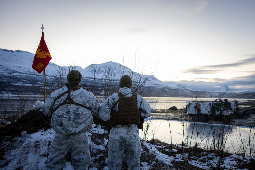 Exercise Joint Viking 25: II MEF and 2d MARDIV Leadership Visit Marines and Sailors Participating in Exercise JV25