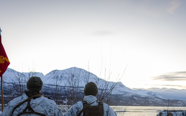 Exercise Joint Viking 25: II MEF and 2d MARDIV Leadership Visit Marines and Sailors Participating in Exercise JV25