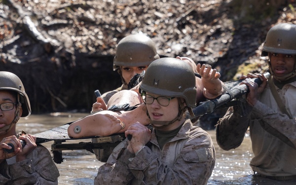 Field Medical Training Battalion – East conducts casualty evacuation training