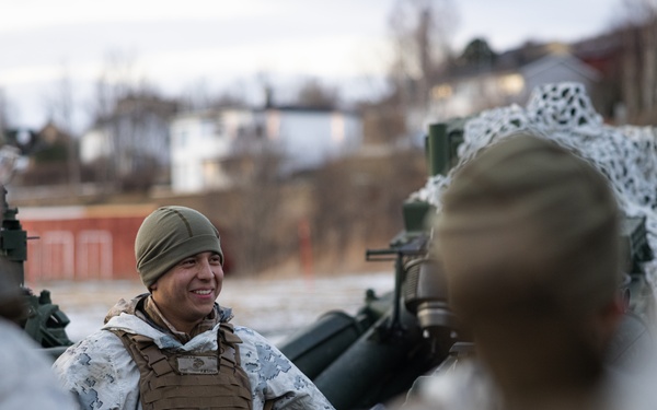 Exercise Joint Viking 25: II MEF and 2d MARDIV Leadership Visit Marines and Sailors Participating in Exercise JV25