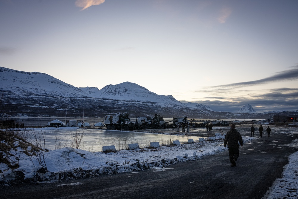 Exercise Joint Viking 25: II MEF and 2d MARDIV Leadership Visit Marines and Sailors Participating in Exercise JV25