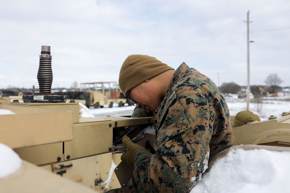 1st Bn., 11th Marines conducts command post exercise during Operation Lethal Eagle 25.1