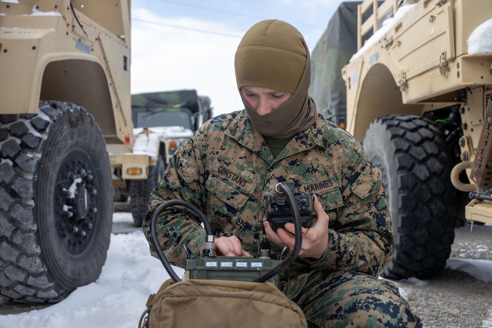 1st Bn., 11th Marines conducts command post exercise during Operation Lethal Eagle 25.1