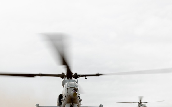HMLAT-303 flies over Camp Pendleton