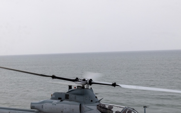 HMLAT-303 flies over Camp Pendleton