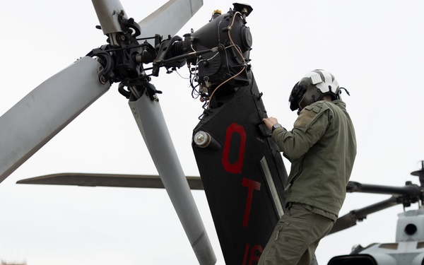 HMLAT-303 flies over Camp Pendleton